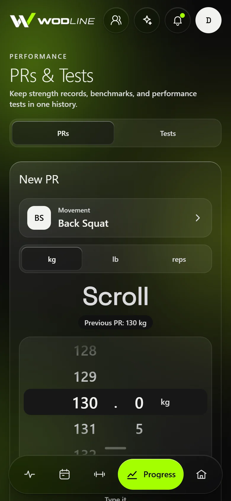 Member app, records